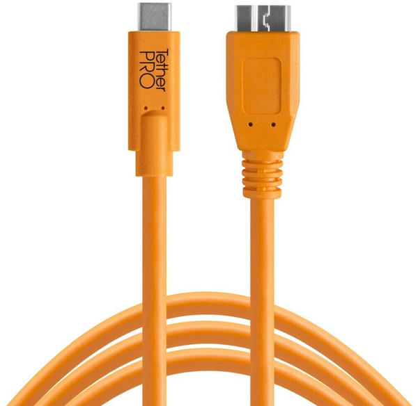 Tether Tools TetherPro USB-C to USB 3.0 Micro-B 4,6m orange