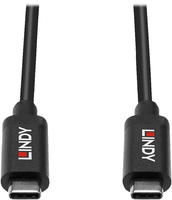 Lindy 43308 USB Kabel USB 3.2 Gen 2 (3.1 Gen 2) 5 m USB C 10 Gbit/s 60 W Schwarz