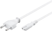 Stromkabel C7 (2 pins) - Wei&szlig; - 3m - Gerade