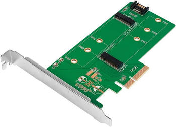 LogiLink PCIe > 1x M.2 NVMe / 1x M.2 SATA Konverter (PC0083)