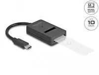 DeLOCK Combo Konverter f&uuml;r M.2 NVMe PCIe/SATA SSD mit USB-C