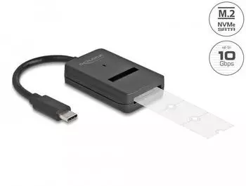 DeLock USB-C 3.2 Gen2 > M.2 SATA/NVMe (64198)