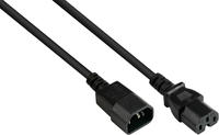 Good Connections P1450-S010 - 1 m - C14-Koppler - C15-Koppler - H05V2V2-F - 250 V -