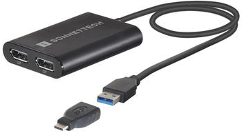 Sonnet USB-C/Dual HDMI-Adapter USB3-DHDMI