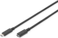 Digitus USB-C Verl&auml;ngerungskabel, USB-C - USB-C