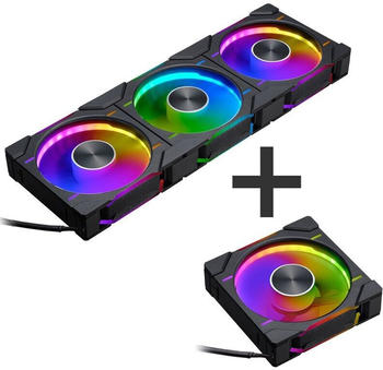 Phanteks PH-F120D30 Regular schwarz 120mm 4-Pack