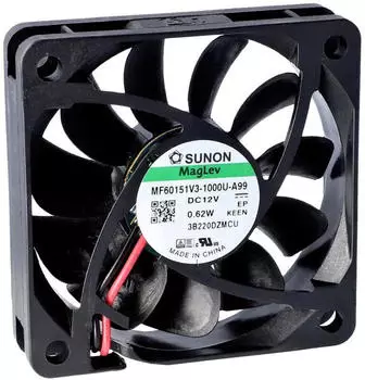 Sunon 60x60x15mm 12V (MF60151V1-1000U-A99)