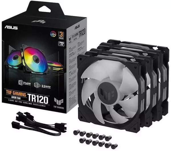 Asus TUF Gaming TR120 ARGB Black 3in1