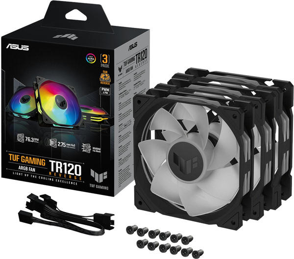 Asus TUF Gaming TR120 ARGB Reverse Black 3in1