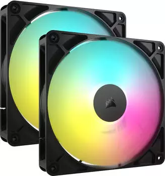 Corsair RS140 ARGB schwarz Dual Pack