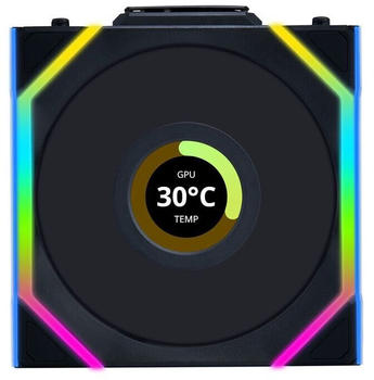 Lian Li UNI FAN SL Wireless LCD 120 Reverse schwarz 1-Pack