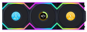 Lian Li UNI FAN SL Wireless LCD 120 Reverse schwarz 3-Pack