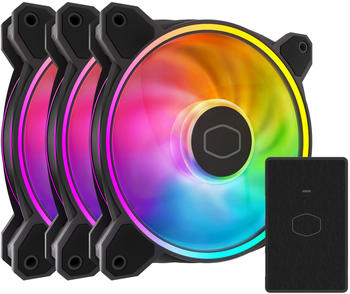 Cooler Master MasterFan MF120 Halo2 schwarz 3-Pack