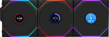 Lian Li UNI FAN TL Wireless LCD 120 schwarz 3-Pack