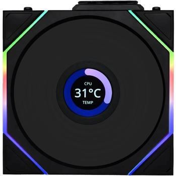 Lian Li UNI FAN TL Wireless LCD 120 Reverse schwarz 1-Pack