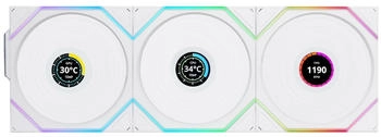 Lian Li UNI FAN TL Wireless LCD 120 Reverse weiss 3-Pack