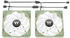 Thermaltake CT120 ARGB Sync 120mm Reverse grün 2-Pack