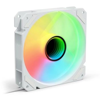Sharkoon SHARK Mirror PWM RGB weiss 120mm