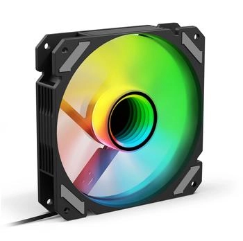 Sharkoon SHARK Mirror PWM RGB Reverse schwarz 120mm