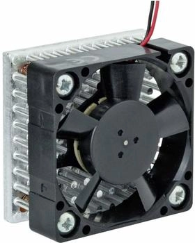 Sepa HXB25B12 Axiallüfter 12 V/DC schwarz/silber (HXB25B12-BLI)