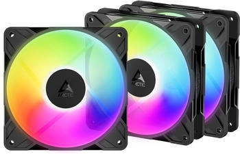 ARCTIC P12 Pro Reverse A-RGB schwarz 3-Pack