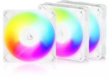ARCTIC P12 Pro Reverse A-RGB weiss 3-Pack