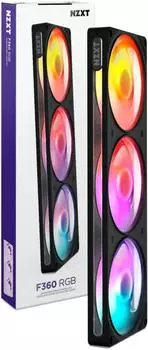 NZXT F360 RGB Geh&auml;usel&uuml;fter 360mm schwarz (RF-R236U-BF)