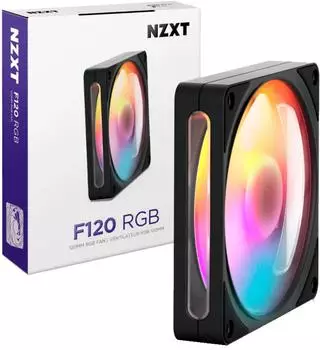 NZXT F120 RGB Gehäuselüfter 120mm schwarz (RF-R212S-BF)
