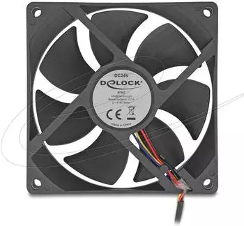 DeLock Geh&auml;usel&uuml;fter axial 92mm schwarz (67302)