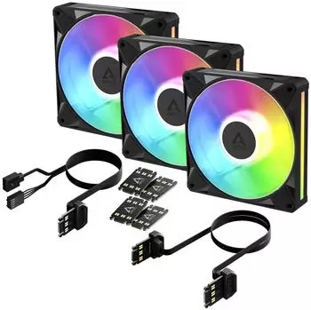 ARCTIC BioniX P14 A-RGB schwarz 3-Pack