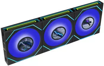 Lian Li UNI FAN SL-INF FLEX LCD Reverse schwarz 3-Pack