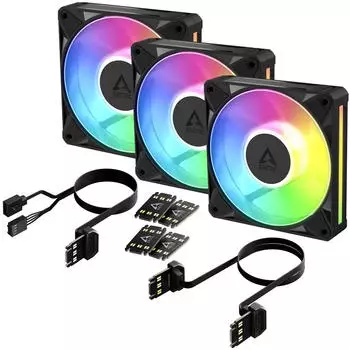 ARCTIC BioniX P12 A-RGB schwarz 3-Pack