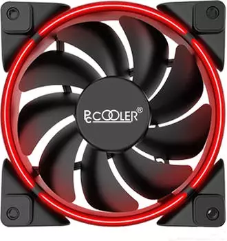 PCCOOLER Corona Gehäuselüfter 120mm rot (CORONA-RED)