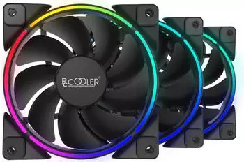PCCOOLER Corona FRGB 3-in-1 Gehäuselüfter 120mm (CORONA-FRGB-3I1)