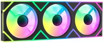 Ocypus Gamma F36 ARGB Gehäuselüfter schwarz, Reverse, 360mm (Gamma-F36-BK3AM001-GL)