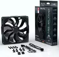 NoiseBlocker NB-eLoop B14-PS Black Edition PC-Geh&auml;use-L&uuml;fter Schwarz (B x H x T)