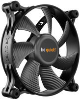 BeQuiet Shadow Wings 2 PC-Geh&auml;use-L&uuml;fter Schwarz (B x H x T) 120 x 120 x 25 mm