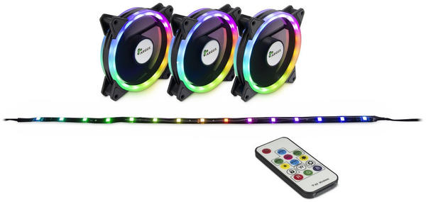 Inter-Tech Argus RGB-Fan Set RS-04