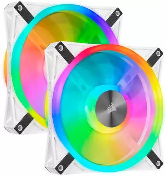 Corsair iCUE QL140 RGB 140mm White 2-Pack