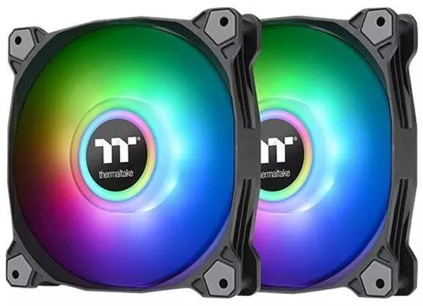 Thermaltake Pure Duo 14 ARGB Sync Radiator Fan Schwarz