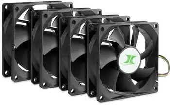 Inter-Tech IPC Fan Set 80mm 4 Pack