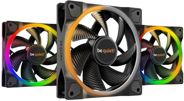 be quiet! Light Wings PWM 120mm Triple-Pack