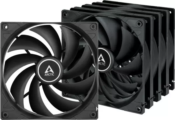 Arctic Cooling Arctic F14 PWM PST Black 140mm 5 Pack