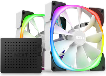 NZXT Aer RGB 2 Twin Starter Pack Matte White 140mm