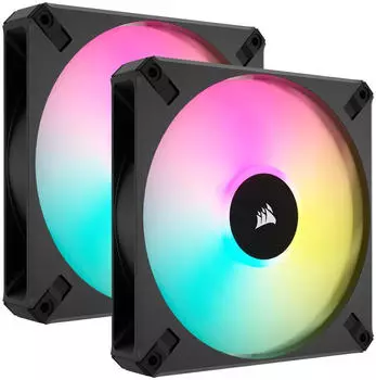 Corsair iCUE AF140 RGB Elite 140mm schwarz Dual Pack + Lightning Node Core