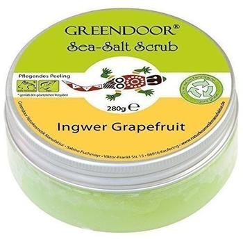 Greendoor Sea Salt Scrub Ingwer + Grapefruit (280 g)