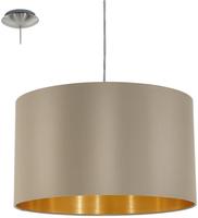 EGLO 31602, EGLO MASERLO H&auml;ngeleuchte, taupe, gold