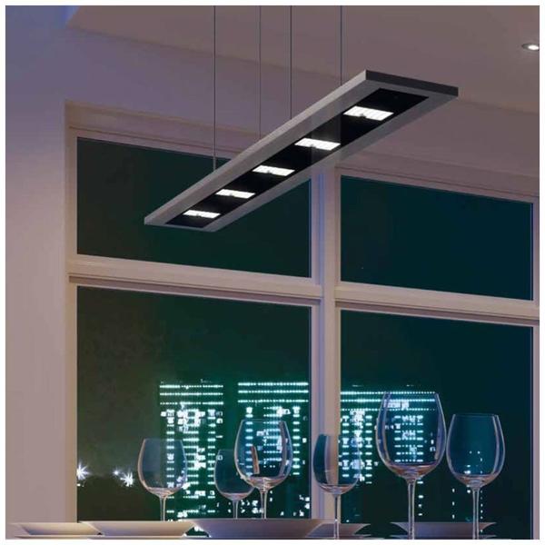 EVOTEC Designline LED Pendelleuchte + Fb. 5 x 4W 1840lm 2700-5700K Chrom