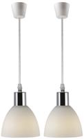 Nordlux 63233033, Nordlux Ray Pendelleuchte 2x40 W chrom 63233033