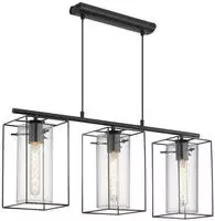 EGLO H&auml;ngeleuchte "LONCINO Pendellampe - Stahl - E27 - 3X60W - IP20" E27 1 Stk.